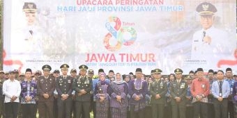 Pimpin Upacara HUT ke-80 Jatim, Wali Kota Kediri: Gotong Royong untuk Pelayanan Masyarakat