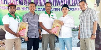 Tingkatkan Produktivitas Hasil Panen, Ketua HKTI Kabupaten Mojokerto Bagikan Bibit Padi MSP 65