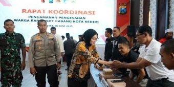 Dihadiri Walkot Vinanda, Polres Kediri Kota Gelar Rakor Jelang Pengesahan Warga Baru PSHT