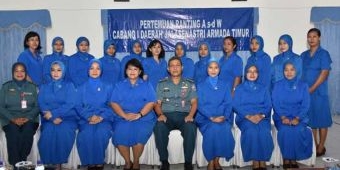 Ketua Cabang 1 Jalasenastri Armatim Adakan Pertemuan