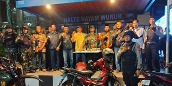 Jaga Kondusivitas Pascademo Anarkis, Polres Kediri Kota Gelar Patroli Skala Besar