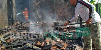 Kebakaran Hanguskan Dapur Rumah Warga Desa Kauman Tulungagung, 6 Orang yang Sedang Tidur Selamat