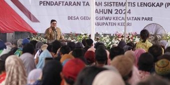 Capai 90 Persen, Bupati Kediri Targetkan PTSL Lengkap pada 2025