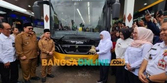 Gubernur Khofifah Resmikan Trans Jatim Koridor IV Mojokerto-Sidoarjo, Gratis 1 Minggu saat Uji Coba