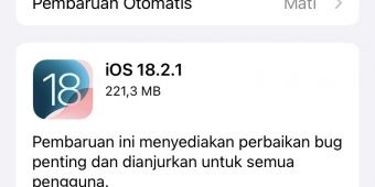 Apple Rilis iOS 18.2.1, Apa yang Diperbaiki?