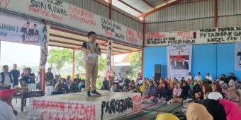 Hadiri Rembug Rakyat Bersama Petani Gresik, Cak Imin Disambati Kelangkaan Pupuk