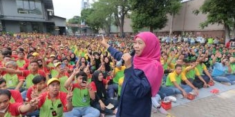 Di Sidoarjo, Khofifah Ajak Sukseskan Pilkada Serentak 2024 dengan Damai dan Senang