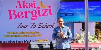 Semarak Gerakan Nasional Aksi Bergizi Tour to School di SMPN 2 Kota Batu