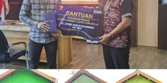 BRI Cabang Tuban dan Kodim 0811 Bantu Rehab Rumah Warga Tak Mampu di Jatirogo