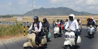 Road To Kediri Scooter Festival #6, Mas Abu Vespaturahmi Bersama Scooterist Kediri