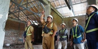 Rehabilitasi Kantor Pemkab Kediri Capai 6 Persen, Bakal Dilengkapi Hidran dan Deteksi Kebakaran