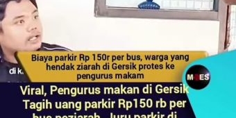 Viral Peziarah Wisata Religi Protes Tarif Parkir Bus Rp150 Ribu, Begini Kata Dishub Gresik