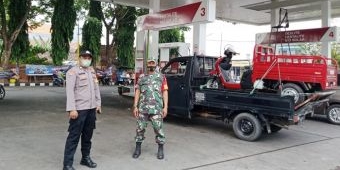 Pascakenaikan BBM, TNI-Polri di Mojokerto Lakukan Pengamanan Seluruh SPBU