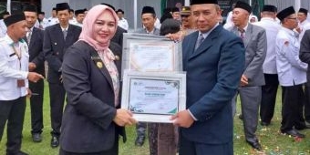 Peringati HAB, Kemenag Kediri Gelar Upacara Bertema Umat Rukun Menuju Indonesia Emas