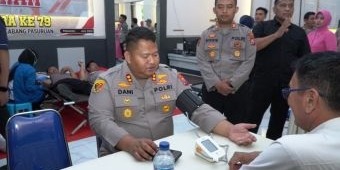 Sambut Hari Bhayangkara ke-79, Polres Pasuruan Gelar Donor Darah