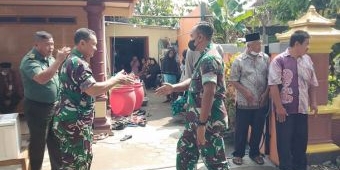 Dandim Ngawi Takziah ke Rumah Duka Orang Tua Prajurit