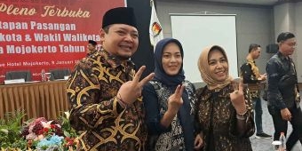 KPU Kota Mojokerto Resmi Tetapkan Ning Ita-Cak Rizal Jadi Kepala Daerah Terpilih