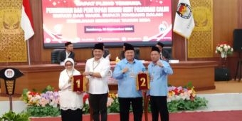 Usai Pengundian KPU, Paslon Pilbup Jombang 2024 Beber Makna Nomor Urut yang Didapat