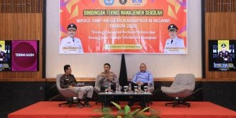 Kapolres Ngawi Tekankan Transparansi Dana BOSP dalam Bimtek Kepala SMP