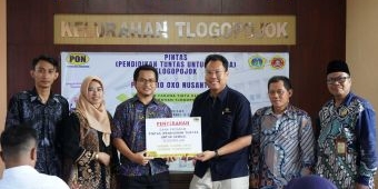 PT PON Salurkan Beasiswa Sekolah Kejar Paket B & C Lewat Program Pintas  di Tlogopojok