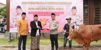Polresta Sidoarjo Salurkan 100 Hewan Kurban pada Iduladha 1447 Hijriah