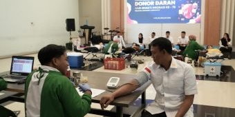 Sambut HBI ke-75, Kantor Imigrasi Kediri Gelar Donor Darah