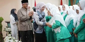 Pelantikan PC Fatayat NU, Vinanda Prameswari: Kita Bangun Kota Kediri yang MAPAN