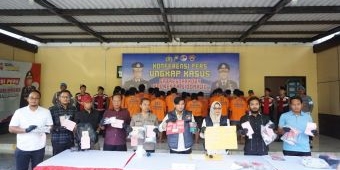 Polresta Sidoarjo Ungkap 59 Kasus Narkotika dari 25 Mei hingga 15 Juli 2025