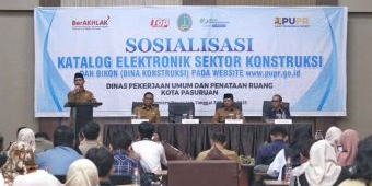 Sosialisasikan Katalog Elektronik Konstruksi, Wali Kota Pasuruan Dorong Tata Kelola Digital