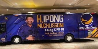 Ipong Muchlisoni Sediakan Bus Gratis untuk Warga Surabaya dan Sidoarjo