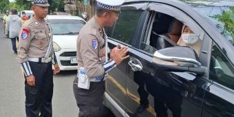 Polres Kediri Kota Imbau Pengguna Jalan untuk Keselamatan Arus Balik Liburan