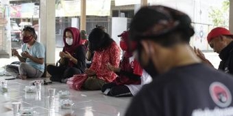 Relawan Militan Bersama BKN dan Sekretaris DPD PDIP Jatim Gelar Doa Bersama untuk Kelana-Astutik