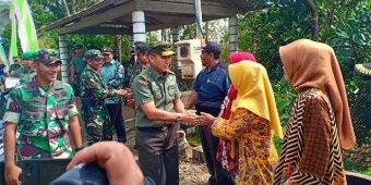 Brigjen TNI Steverly Kunjungi Pacitan, Tinjau Kegiatan TMMD ke-103