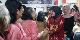 Wujudkan Toleransi Beragama, Wali Kota Kediri Hadiri Perayaan Natal di GTDI Jemaat Salomo