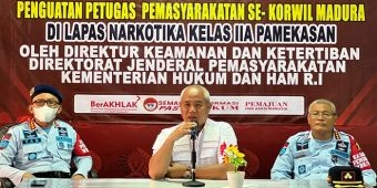 Direktur Kamtib Ditjenpas Beri Penguatan UPT Pemasyarakatan se-Korwil Madura