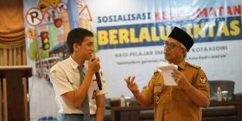 Keselamatan Lalu Lintas Pelajar Jadi Prioritas Wakil Wali Kota Kediri
