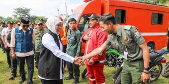 Pimpin Apel Pengendalian Karhutla, Gubernur Khofifah: 4 Tahun Jatim Sukses Atasi Kebakaran Hutan