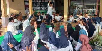 Paslon Mubarok Gemakan Kemenangan saat Sapa Warga di Sejumlah Desa Kecamatan Gedeg Mojokerto