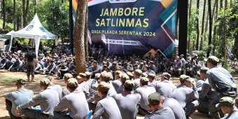 Satpol PP Jatim Gelar Jambore Satlinmas dan Apel Siaga di Bumi Perkemahan Bedengan