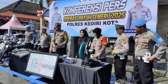 Operasi Patuh Semeru 2025 di Kota Kediri: Pelanggaran Meningkat, Kecelakaan Merosot