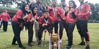 Cabor Baru, Atlet Gateball Ngawi Sukses Raih Juara Dua Porprov VII Jatim 2022
