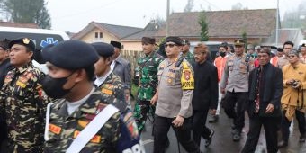 Selain Rakornas Banser, Kapolres Pasuruan Dampingi Menteri Agama Apel Jambore Lintas Agama