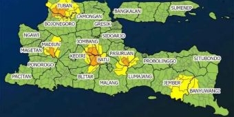 BMKG Juanda: Waspadai Peningkatan Potensi Hujan di Jawa Timur