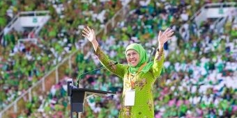 Harlah Muslimat NU: Jokowi Ingatkan Pemilu dan Jaga Persatuan, Khofifah Ajak Perangi Stunting