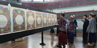 Kaligrafi Kontemporer di MTQ XXXI Jatim, Perwakilan Jember Usung Tema Kerajaan dan Makna Rezeki
