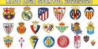 Daftar Klub La Liga Spanyol 2023-2024