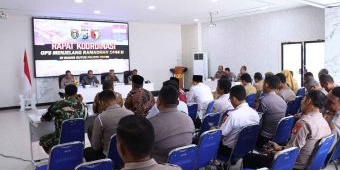 Cipta Kondisi saat Ramadhan 2023, Polres Ngawi Gelar Rakor Lintas Sektoral
