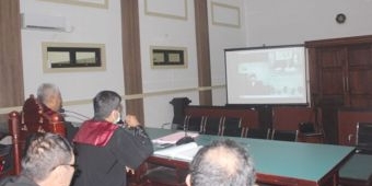 Hari Pertama Sidang via Teleconference, PN Bangil Terkendala Jaringan