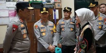 Sambut Kunker Kapolda Jatim ke Kota Kediri, Vinanda Harap Fasilitas Kepolisian Segera Pulih
