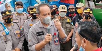Tuntut E-Warong Dibubarkan, Puluhan Aktivis Anti Korupsi Demo Kantor Dinsos Kediri